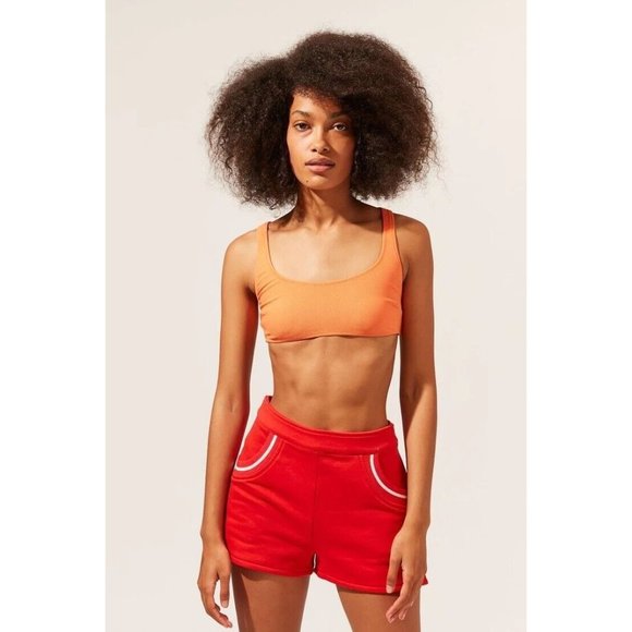 Solid & Striped Sophie Shorts Poppy Red - Picture 1 of 8